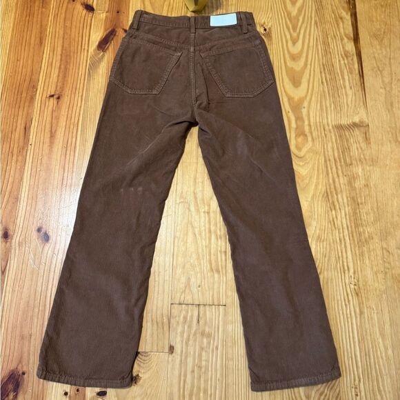 Re/done Redone 70s Flared Corduroy Trousers Women’s Size 26 Ginger Cord - Picture 11 of 11